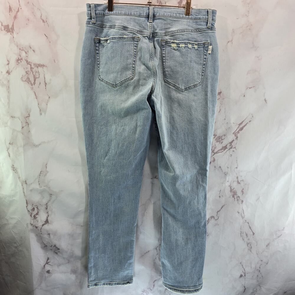 Oliver Logan Jeans Womens 32 X 30 Crosby Relaxed Taper Straight Light Wash